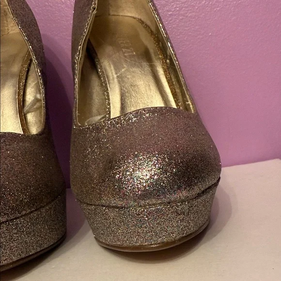 Forever 21 Sparkling Glitter Heels - Picture 8 of 9